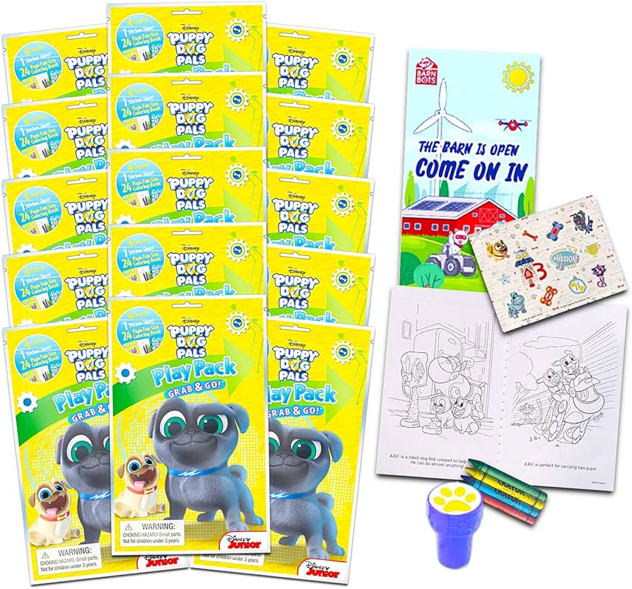 Puppy dog pals party favors set
