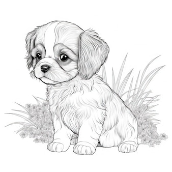 Page puppy dog coloring pages adults pictures