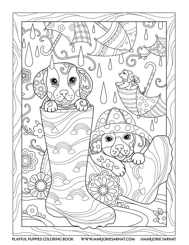 Rain pups coloring pages mandala coloring pages dog coloring book