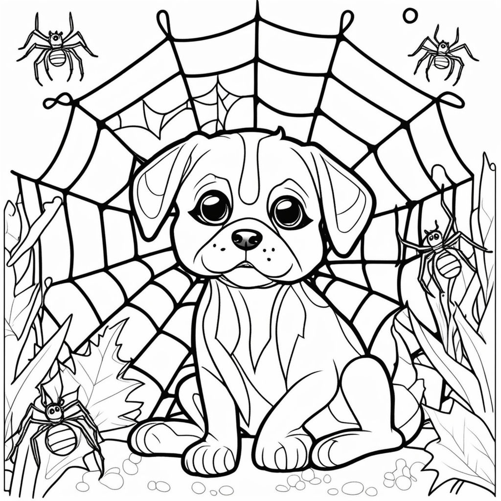 Cute halloween scream coloring pages for kids