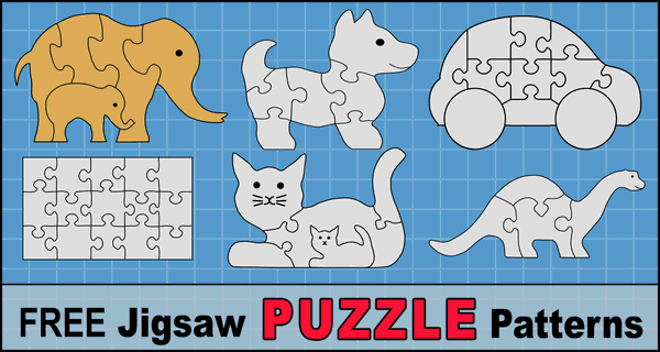 Diy jigsaw puzzles free patterns stencils templates â diy projects patterns monograms designs templates