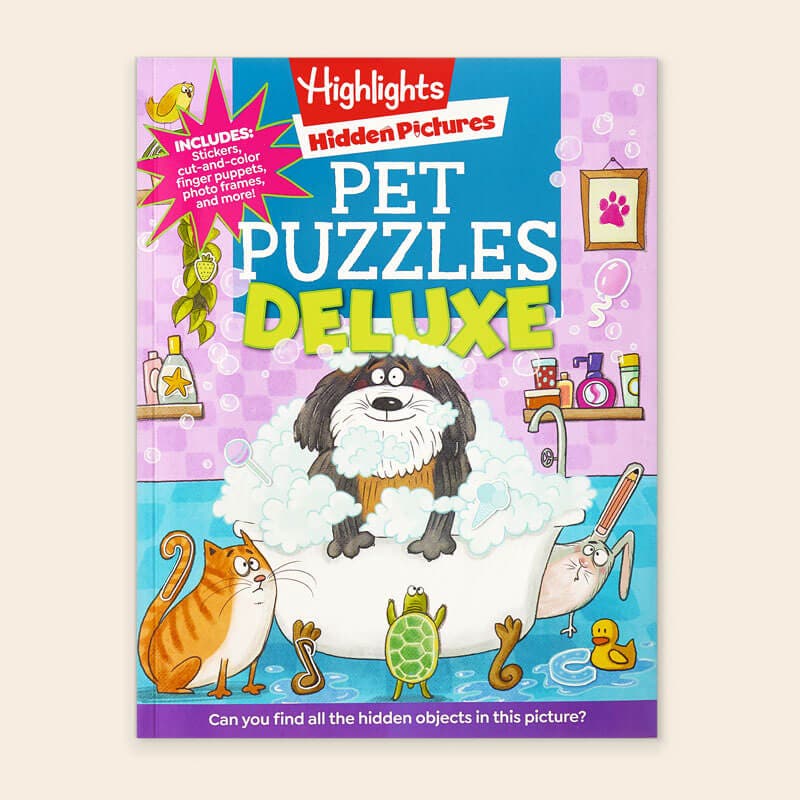 Hidden pictures pet puzzles deluxe for children