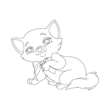 Puppy kitten coloring stock illustrations cliparts and royalty free puppy kitten coloring vectors