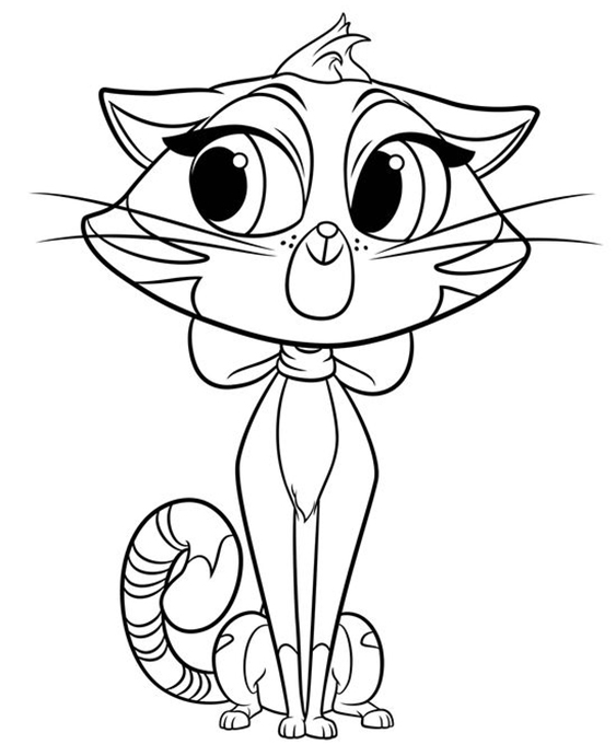 Free easy to print puppy dog pals coloring pages