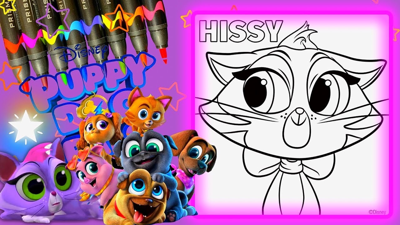 Coloring hissy ðpuppy dog pals coloring pages