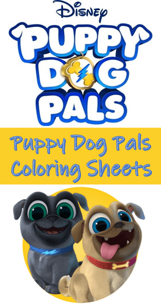 Puppy dog pals coloring pages