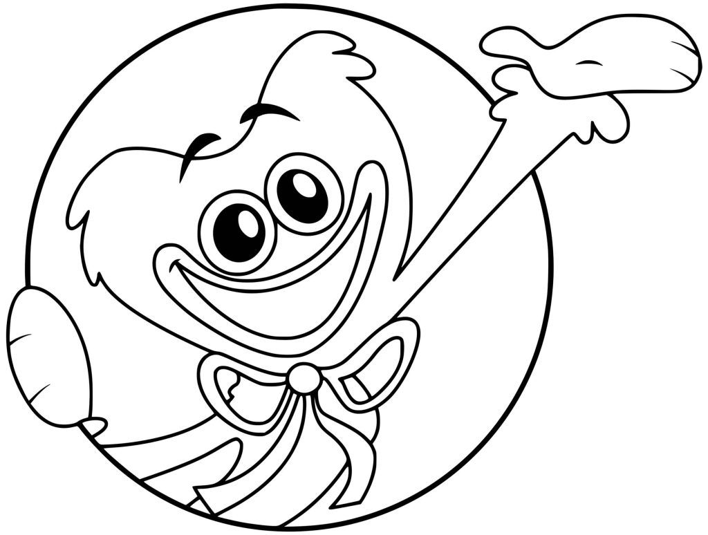 Poppy playtime coloring pages free pdf