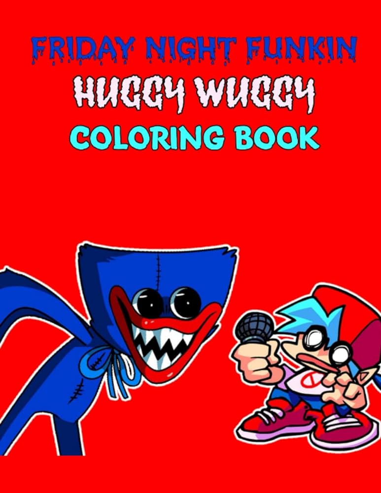 Poppy playtime coloring book over pages of high quality colouring designs for kids puppy
