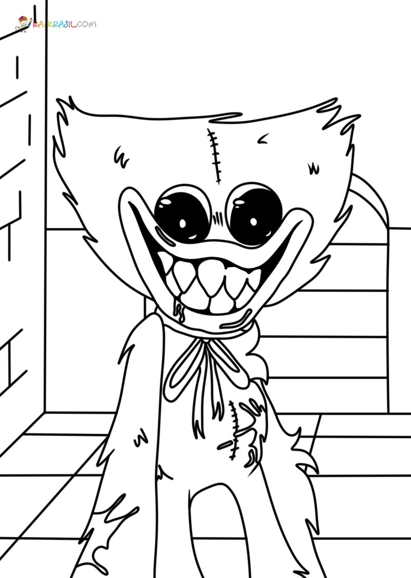 Poppy playtime coloring pages printable for free download