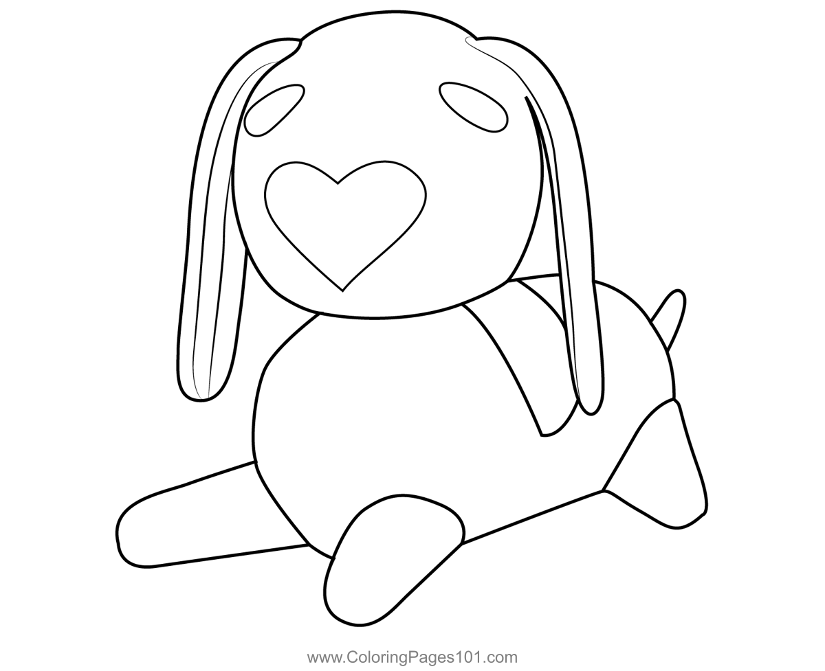 Love dog poppy playtime coloring page for kids