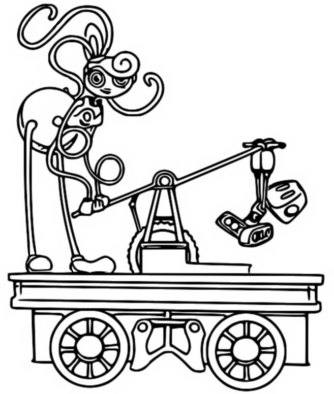 Coloring pages poppy playtime
