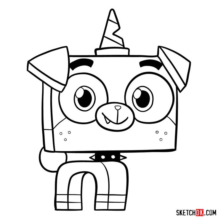 This time you will learn how to draw puppycorn one of the main characters in the unikitty animated series chibi drawings drawings guided drawing