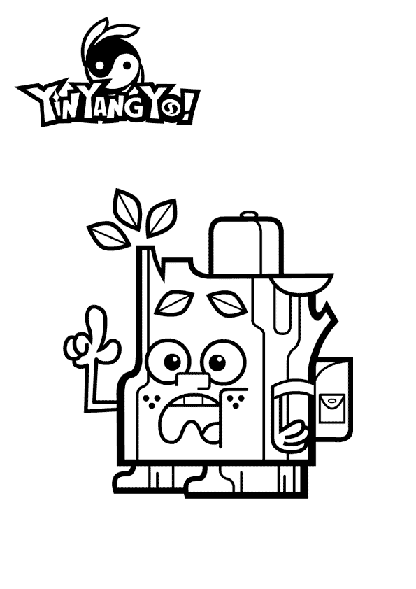 Yin yang yo coloring pages