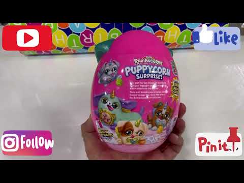Rainbocorns sparkle heart surprise series puppycorn by zuru surpris â