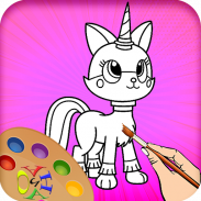 Coloring book for unikitty