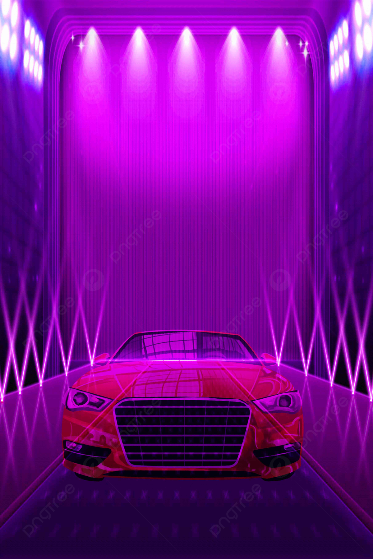 Atmosphere cool colorful passion car coloring page poster background material wallpaper image for free download