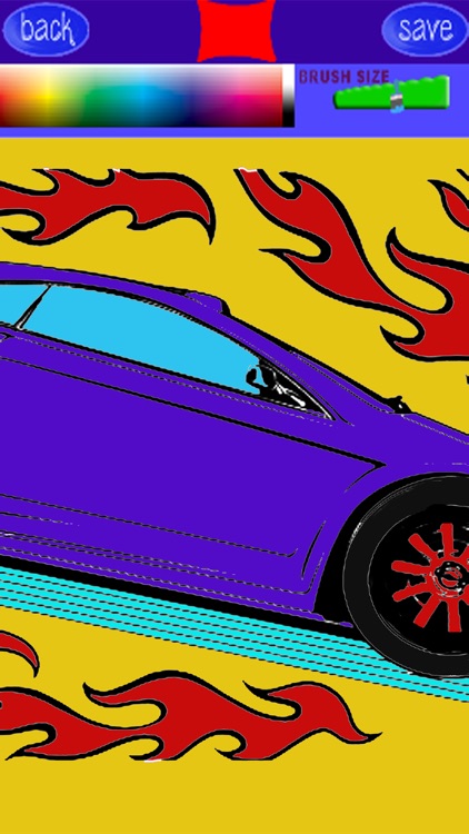 Draw car coloring page games for kids edition by piyawan chumnarnchanan