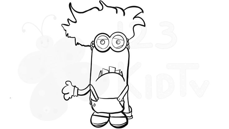 Purple minion colouring page minions coloring pages purple minions coloring pages