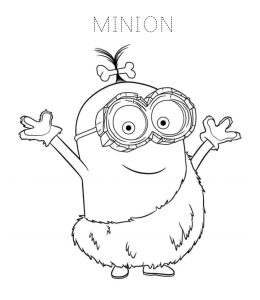Despicable me minions coloring pages playing learning