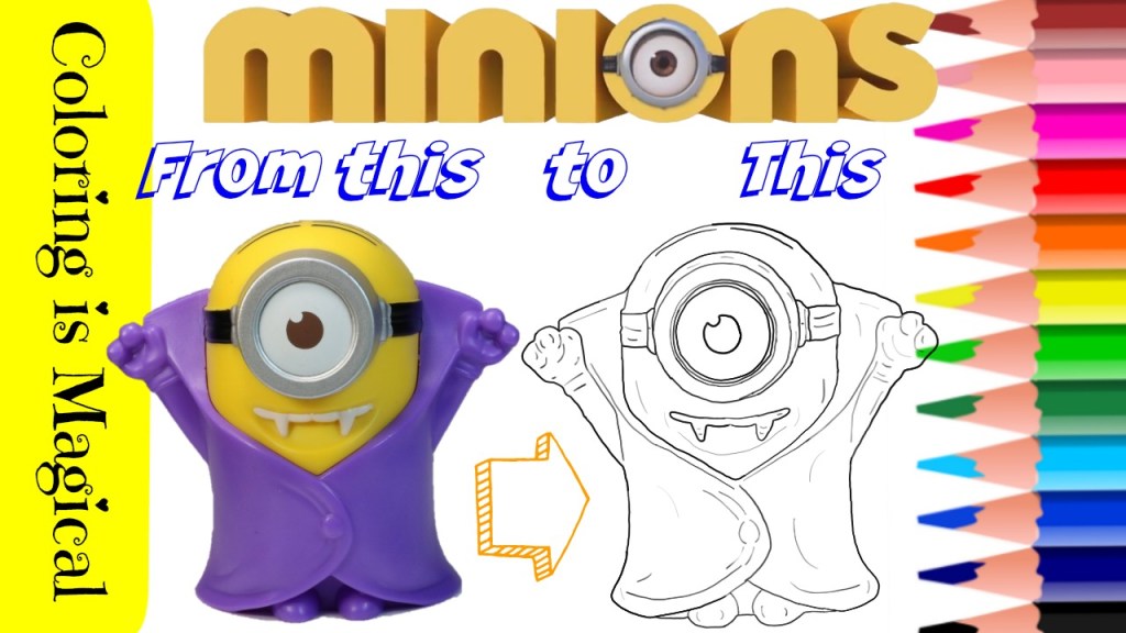 Vampire minion mcdonalds happy meal minion toy collection