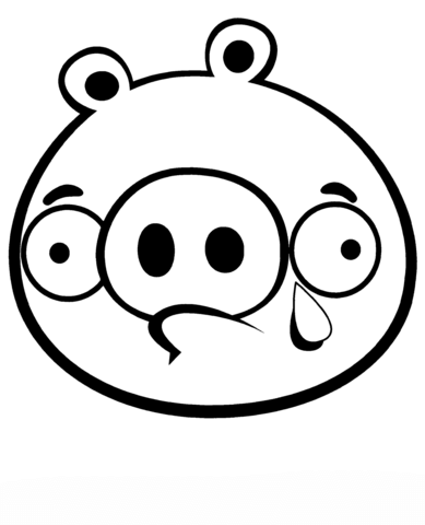 Crying minion pig coloring page free printable coloring pages
