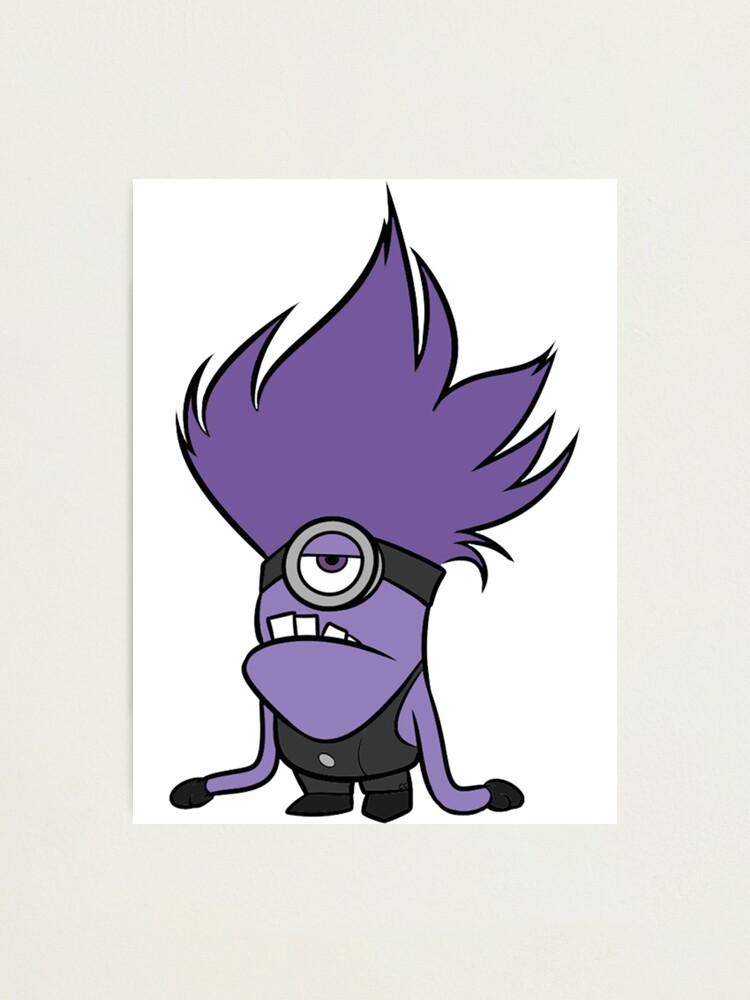 Purple minion photographic print for sale by kaylee