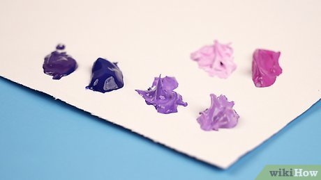 How to make purple paint easy mixes for different shades