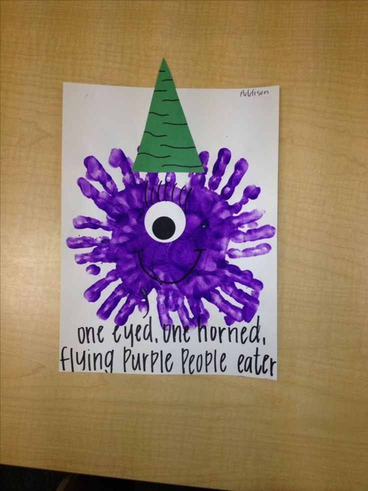 Easy diy halloween handprint and footprint crafts halloween preschool halloween crafts for kids preschool crafts