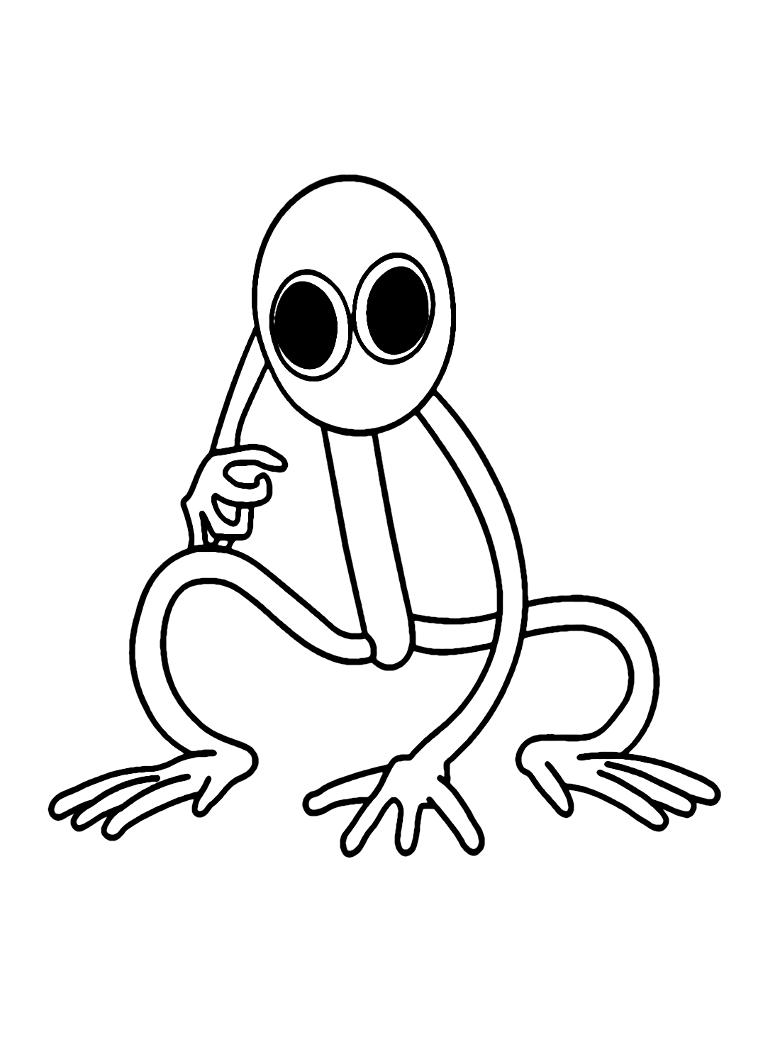 Purple rainbow friends coloring pages printable for free download