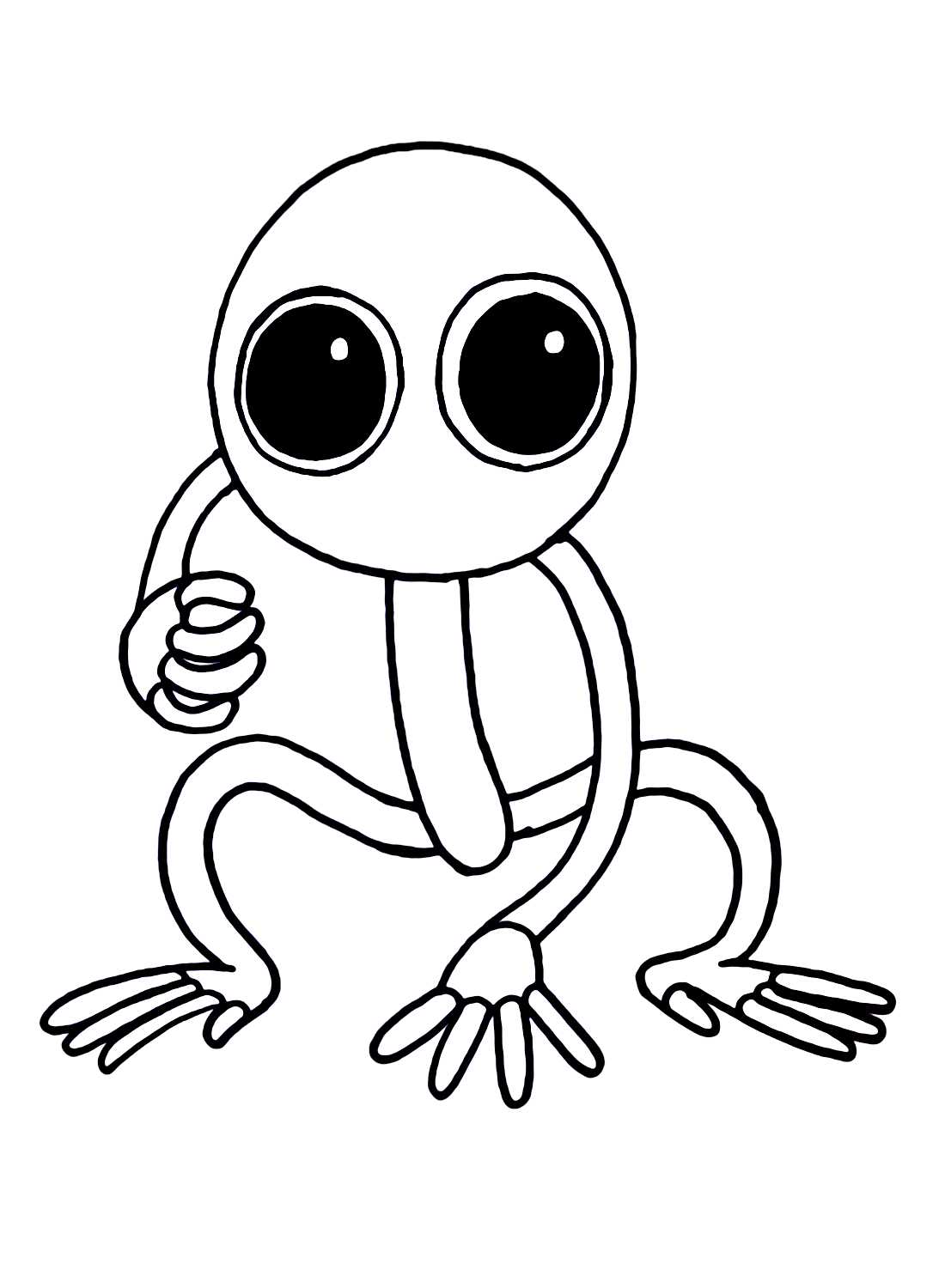 Purple rainbow friends coloring pages printable for free download