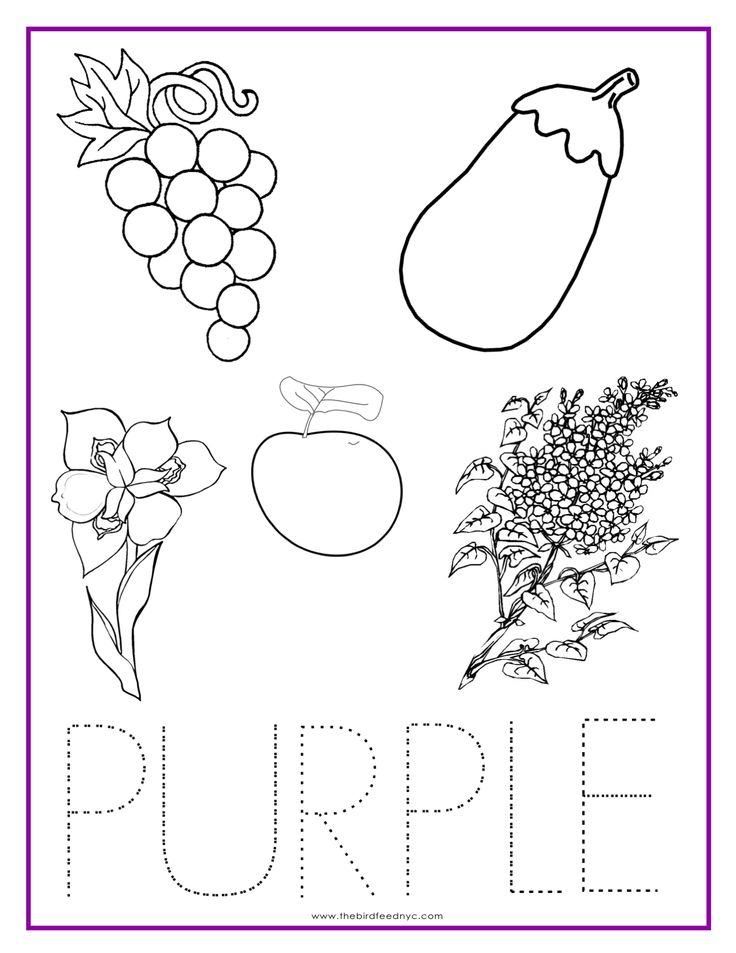 Color purple worksheets for preschool preschool color activities color activities activity sheets for kids