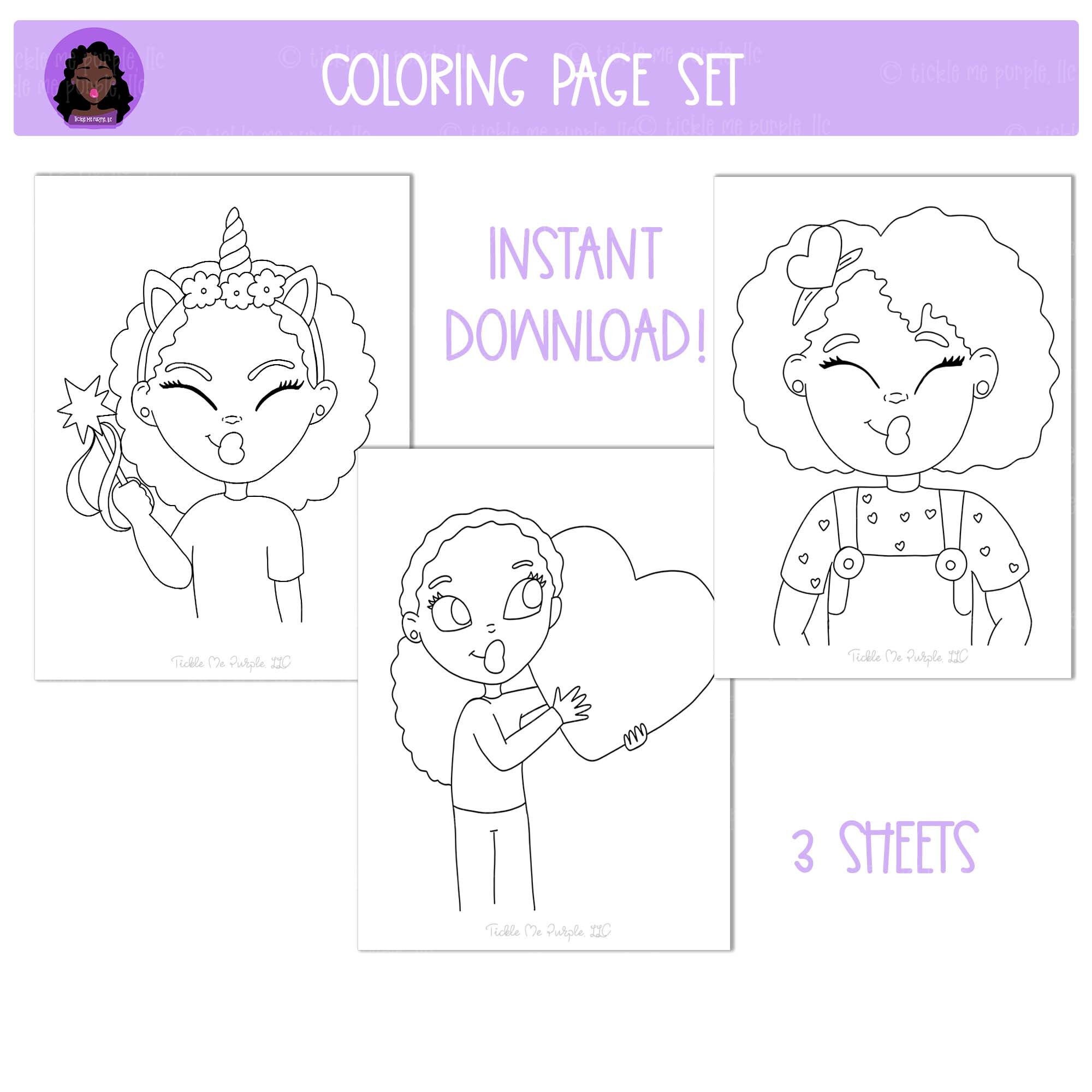 African american coloring sheets coloring sheets for kids kids activity coloring pages valentines day coloring sheets party favors