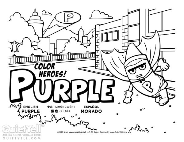 Color heroes coloring activity sheets for free download â hire an illustrator