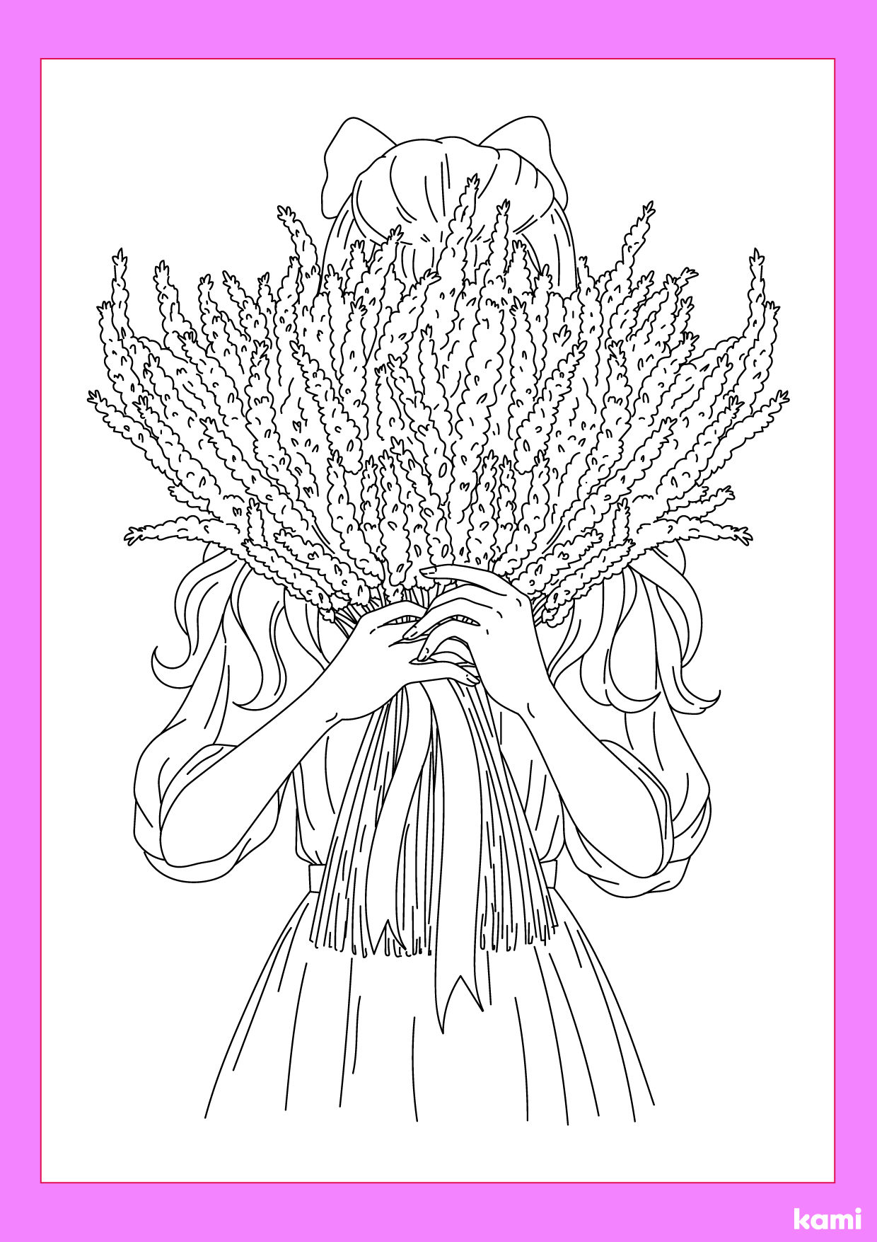 Spring coloring sheet purple border for teachers perfect for grades st nd rd th k pre k other classroom resources kami library