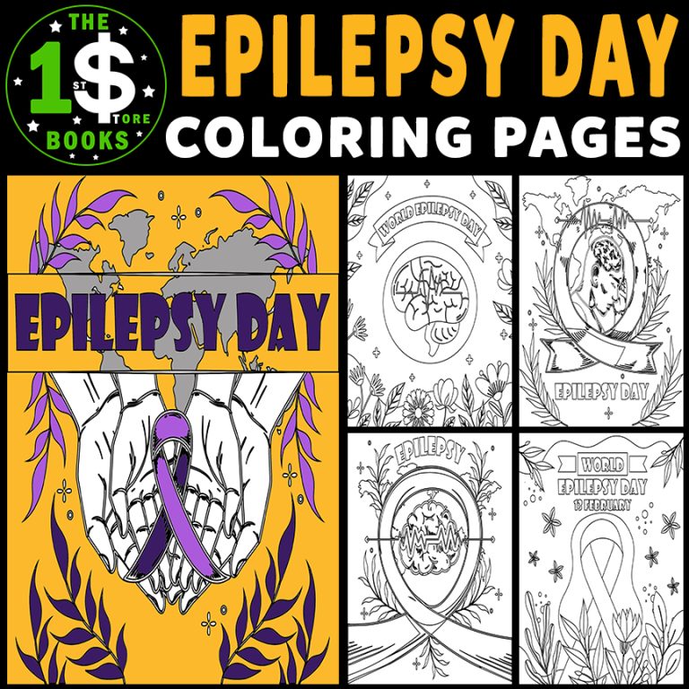 International epilepsy day coloring pages purple day coloring sheets made by teachers