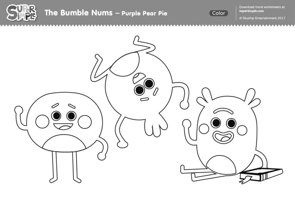 The bumble nums color