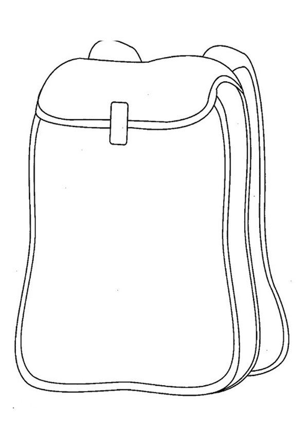 School bag cclorg page school bags school colorg pages drawg bag