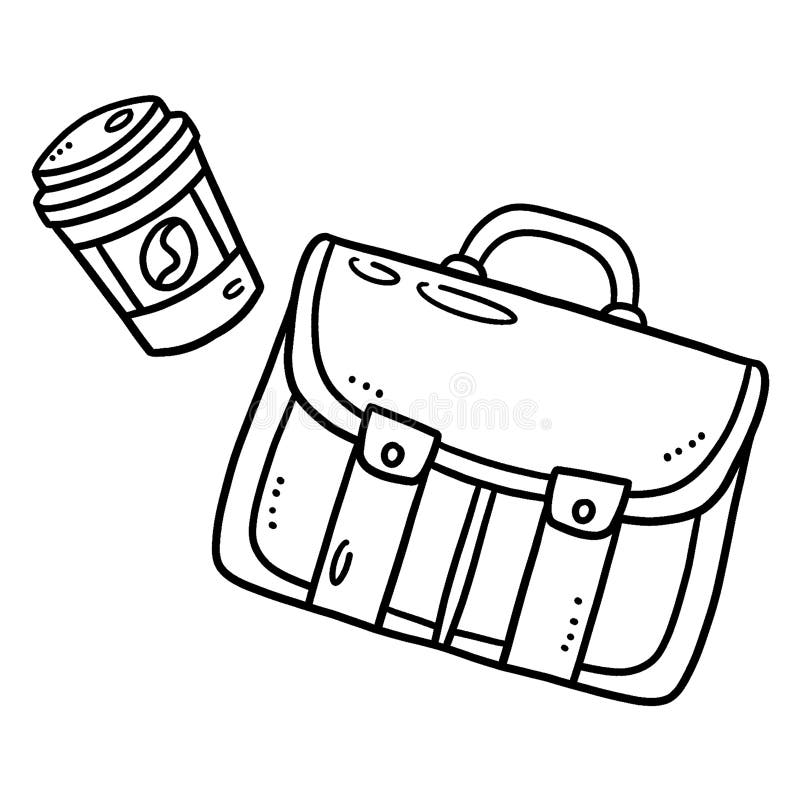 Handbag coloring stock illustrations â handbag coloring stock illustrations vectors clipart