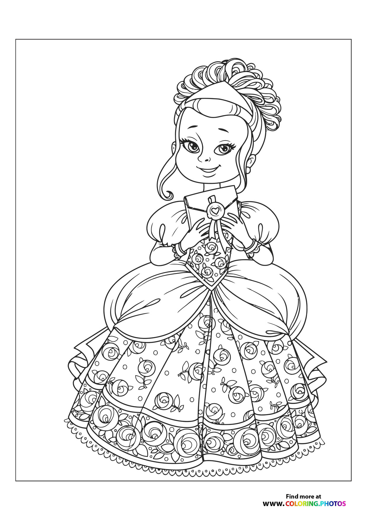 Princess with purse