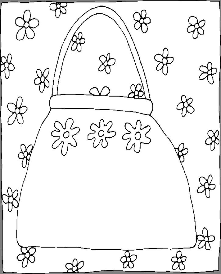Best purse coloring pages for kids
