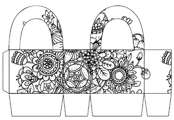 Spring baskets end of year coloring pages spring break craft for rd grade