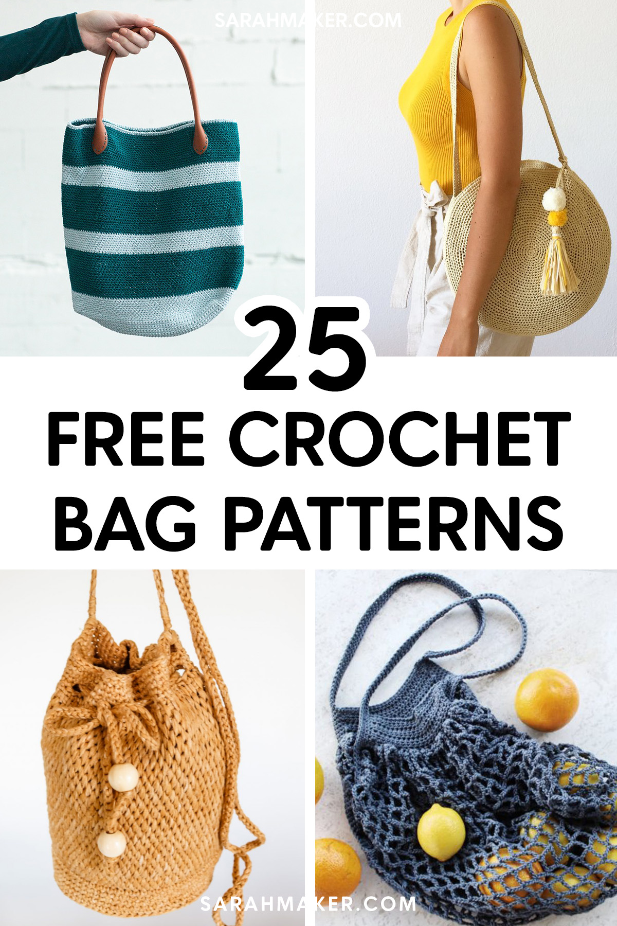 Free modern crochet bag patterns