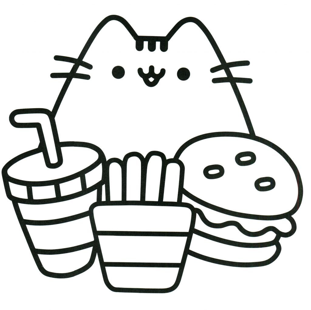 Inspired photo of pusheen cat coloring pages