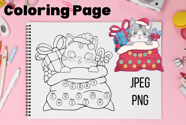 Christmas coloring page