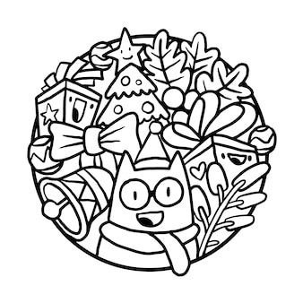 Page christmas ball coloring page images