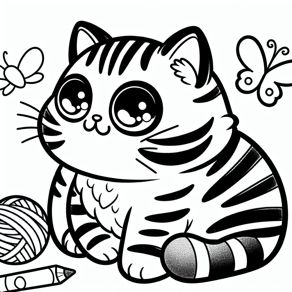 Pusheen coloring pages â custom paint by numbers