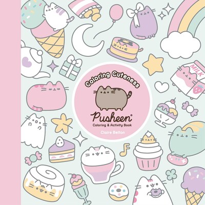 Book review pusheen the cat âcoloring cutenessâ coloring book â