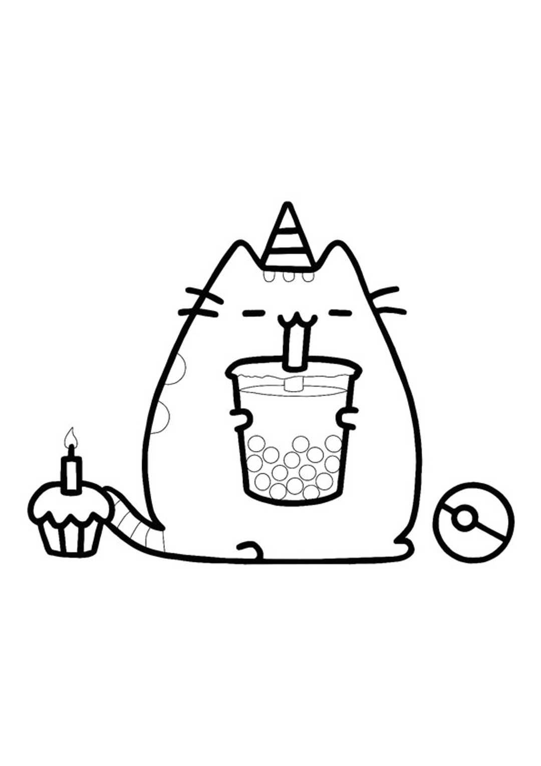 Pusheen unicorn coloring pages unicorn coloring pages birthday coloring pages cute coloring pages