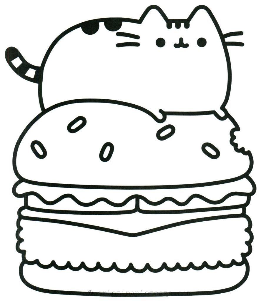 Pusheen coloring pages â coloring sheets with pusheen
