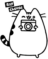 Pusheen coloring pages sheets